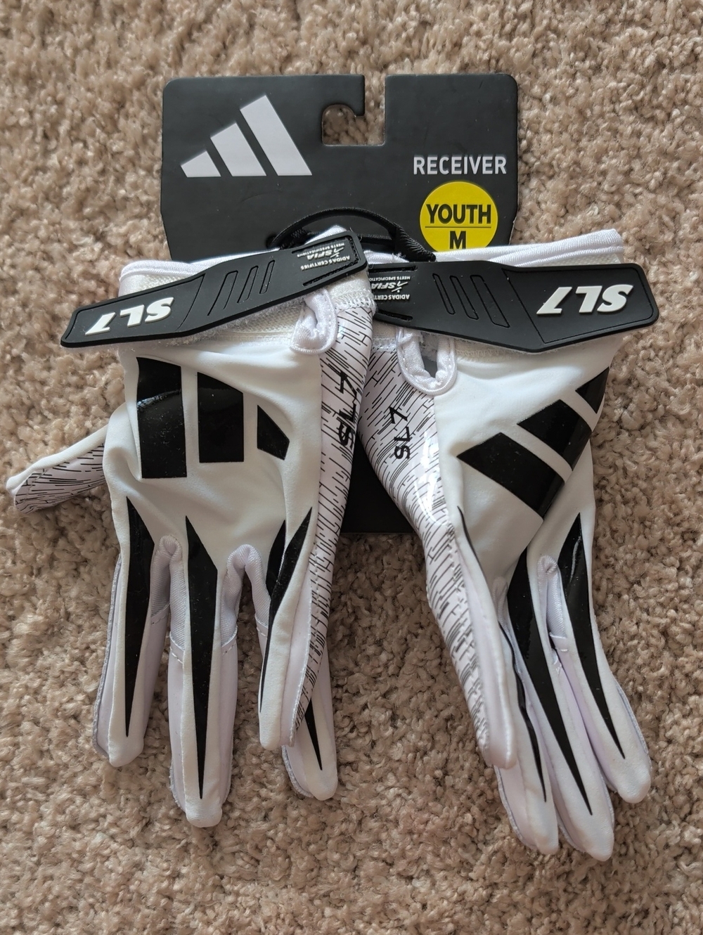 New Kids Adidas NFL Football Receiver Gloves